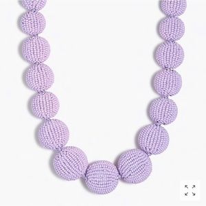 J Crew Beaded Orb Statement Necklace